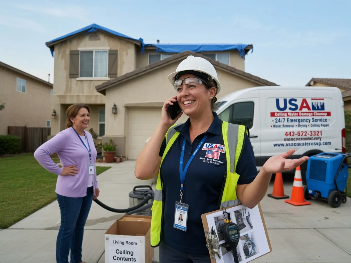 Ceiling Water Damage Restoration New Franken, WI FAQs